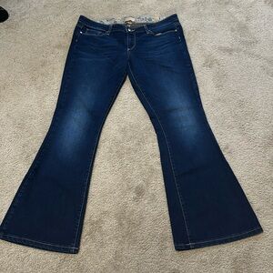 Paige Laurel Canyon High-Rise Flare Jeans in Tapestry Size 31